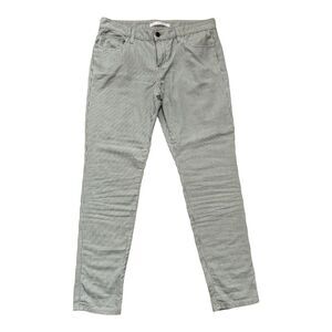 Joe's Jeans The‎ Weekender Slim Fit Pin Stripe Crop Pants Blue White Size 29